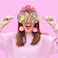 Knotted Headband for Women Gummy Bear Lollipop Candy Crystal Embellished Top Knot Hairband Funny Gifts for Girls Sister Bff (Lollipop Candy Headband)