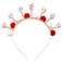 boderier Game Day Sports Hairband Hair Accessories for Women,Football Baseball Headband Head Bopper Headband Pompom Tiara Headband (Baseball Pompom)