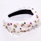 boderier Kentucky Derby Headband for Women Derby Riding Suit Headband Jeweled Crystal Knotted Race Day Horse Racing Fan Headwear Accessories