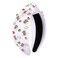 boderier Kentucky Derby Headband for Women Derby Riding Suit Headband Jeweled Crystal Knotted Race Day Horse Racing Fan Headwear Accessories