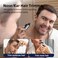 Ear Nose Hair Trimmer Clipper, Rechargeable Eyebrow &amp; Facial Hair Trimmer for Men Women,Battery-Operated Trimmer with IPX Waterproof, Dual-Edge Blades for Smoother Cutting
