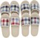 4 Pairs of Open Toe Breathable Slippers, Washable Disposable Home Slippers for Family Spa Guests Hotels,Thick, Soft, Non-Slip,Fits Most Men and Women