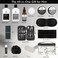Bath Gift Basket for Men and Women, 23pcs Charcoal Luxury Home Spa Kit for Father and Mother Spa Kit in Cosmetics Bag Father's Day Birthday Gift for Christmas from RA ROSA ACCA