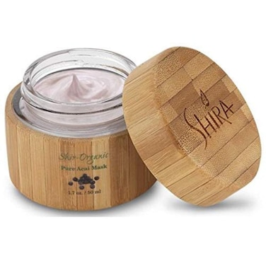 Shira Shir-Organic Pure Acai Facial Mask For Nourished Smoother and Radiant Skin With Organic Anti-Aging Formula Leaves Skin Hydrated Helpful for Sensitve Skin. (50 ML)