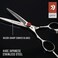 Tokko Katana Classic Lefty Shears Professional Razor Edge 440C Japanese Stainless Steel Left Handed Haircutting Scissors 6.5" Barber Shears With Adjustment Screw and Leather Case