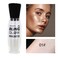 Face Highlighter Powder Stick, Pearl White Shimmer Glitter Loose Powder Brush Stick, Contouring Brighten Patting Powder Makeup for Face Body Cheeks, Longlasting Glow Highlighters Makeup