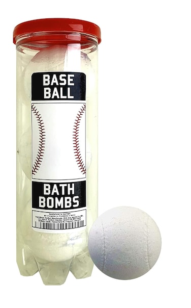 Baseball Bath Bombs - 3 pack - Baseball Gifts - Luxury Scented Bath Bomb Fizzies - Great Gift for Baseball players, Teammates, Opponents, Baseball Clubs and Leagues, Birthdays, Men, Boys, Women, Girls