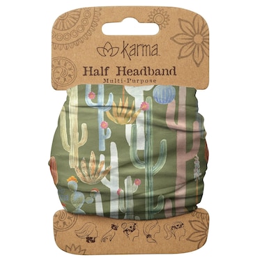 Karma Gifts Half Headband, Cactus
