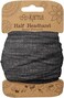 Karma Black Grunge Headband for Women - Medium - Fabric Headband and Stretchy Hair Scarf - Black