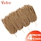 YEBO Spring Twist Hair 4 Packs Spring Twists 8 Inch Crochet Braiding Hair Ombre Colors Synthetic Hair Extensions 30 Strands/Pack, 110g/Pack(#27,8Inch)