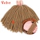 YEBO Spring Twist Hair 4 Packs Spring Twists 8 Inch Crochet Braiding Hair Ombre Colors Synthetic Hair Extensions 30 Strands/Pack, 110g/Pack(#27,8Inch)