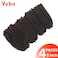 YEBO Spring Twist Hair 4 Packs 8 Inches Spring Twists Crochet Braiding Hair Ombre Colors Synthetic Hair Extensions 30 Strands/Pack, 110g/Pack(T33)