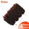 YEBO Spring Twist Hair 8 Inch 4 Packs Spring Twists Crochet Braiding Hair Ombre Colors Synthetic Hair Extensions 30 Strands/Pack, 110g/Pack(T350,8 Inch)
