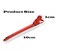12Pcs/set 3.7 Inches Metal Hair Clips for Styling and Sectioning,Dividing Duck Bill Clips with Prevent slippery Holes, Professional Salon Hair Clips for Women and Girls (Red)