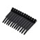 12Pcs/set 3.7 Inches Metal Hair Clips for Styling and Sectioning,Dividing Duck Bill Clips with Prevent slippery Holes, Professional Salon Hair Clips for Women and Girls (Black)