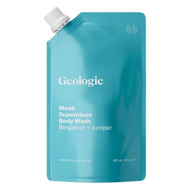 Geologie Moab Superclean Body Wash Refill Pack   Bergamot + Juniper   16 fl oz
