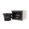 Edwin Jagger RN46 Traditional Porcelain Luxury Shaving Bowl with Handle for Shaving Cream or Shaving Soap for Men and Women (Black)