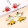 HEIDKRUEGER Cute Back to School Hair Clips, 3Pairs Hair Clips with Schoolbag Book School Bus Hairpins for Teacher Students, Fun Hair Accessories Gift