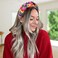 HEIDKRUEGER Knot Colorful Rhinestone Mexican Embroidered Fiesta Party Hair Accessories