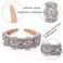 Crystal and Pearl Beaded Hairbands - Rhinestone Embellished Headbands for Women, Girls Party and Baroque Fashion Hair Hoop Accessories (Baroque White)