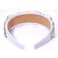 Crystal and Pearl Beaded Hairbands - Rhinestone Embellished Headbands for Women, Girls Party and Baroque Fashion Hair Hoop Accessories (Baroque White)