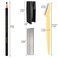 Waterproof Eyebrow Pencils Brow Pencil Set For Marking, Filling And Outlining, Tattoo Makeup And Microblading Supplies Kit-Eyebrow Shaper, Eyebrow Trimmers Blades
