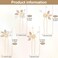 ANCIRS 6 Pack Pearl Bridal Wedding Hair Styling Pins, Leaves Style Bride Head Piece, U Shape Rhinestone Flower Hair Accessories for Women &amp; Girls Wedding Hairstyles- Gold