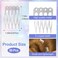 ANCIRS 50 Pack Hair Side Combs for Women, Metal Combs for Securing Headband Veils, 5 French Teeth Bridal Wedding Hair Barrette, Updo Bun Hair Accessories for Girls - White