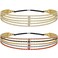 ANCIRS 2 Pack Multi Layered Elastic Headband for Women, Adjustable Rhinestone Bridal Headpieces, Stretchy Crystal Jewelry Hair Bands Accessories for Girls