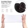 Zonon Bun Hair Nets Invisible Elastic Edge Mesh and U Shaped Pins Set, 50Pcs Individual Package Invisible Hair Nets, 40Pcs U Shaped Pins for Ballet Bun, Sleeping, Women and Wig (Light Linen)