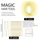 Zonon Bun Hair Nets Invisible Elastic Edge Mesh and U Shaped Pins Set, 50Pcs Individual Package Invisible Hair Nets, 40Pcs U Shaped Pins for Ballet Bun, Sleeping, Women and Wig (Beige)