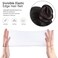 Zonon Bun Hair Nets Invisible Elastic Edge Mesh and U Shaped Pins Set, 50Pcs Individual Package Invisible Hair Nets, 40Pcs U Shaped Pins for Ballet Bun, Sleeping, Women and Wig (Beige)
