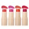 4 PCS Jelly Blush Stick,Multi-Use Makeup Tinted Moisturizer for Eyes,Lips, Cheeks,Blends Perfectly Onto Skin,Highly Pigmented,Long-Wearing,Natural-Looking,Sheer Lip &amp; Cheek Stain,Non-Sticky
