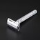 Double Edge Blades Safety Brass Razor Manual Shaver Silver Matching Butterfly Men Shaving