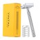 Double Edge Blades Safety Brass Razor Manual Shaver Silver Matching Butterfly Men Shaving