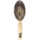 Torino Pro Wave Brush #1190 - By Brush King - Soft Oval Palm/Military with Long Handle 360 Waves Brush