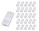 15 ML Clear Empty Plastic Oval Deodorant Containers Lip Balm Tubes for Lipstick, Crayon,chapstick,homemade Lip Balm,BPA Free (25 Pcs)