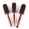 3-in-1 Premium Brush Set for Women &amp; Men: Natural Boar Bristle Round Hair Brush, Nylon Pin Styling Brush, Wooden Comb for Drying, Curling, and Styling Hair