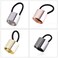 4 Pcs Metal Circle Cuff Hair Ties Hair Rope Hair Band, Gothic Punk Metal Elastic Hair Clips, Fashion Hair Accessories for Women, Gold, Rose Gold, Silver, Black