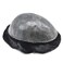 Mens Toupee Full Poly Indian Human Hair Toupee for Men Natural Mens Hair System 0.10mm Injection Pu Hairpiece for Men Natural Black #1B