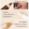 Eyebrow Pencil Eyebrow Lift Highlighting Pencil, Contour Pencil Set Highlighter Stick, Eyeliner, -3 Eye Makeup Pencil Set, Fill &amp; Define Eyebrows, For Women (03# Dark Coffee)