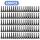 100pcs Black Alligator Hair Clips Metal Professional Non-slip Hair Barrettes Pins Styling Sectioning Hairpins with Teeth for Women Hairdressing Salon DIY Accessories