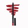 K7L Dark Red Lip Crayon (Vegan) - Waterproof and Smudge-Proof Cosmetics - Flame