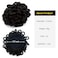 Afro Puff Drawstring Ponytail Hair Bun Hairpieces Synthetic Dreadlock Faux Locs Clip in on Chignon Scrunchies Hairpiece Loc Ponytail for Black Women Girls(Nature Black)