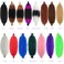 8 Packs Springy Afro Twist Hair 16 inch Pre-Separated Kinky Marley Twist Braiding Hair Soft Synthetic Crochet for Distressed Faux Locs Spring Twist Hair Extensions for Women (16 Inch (Pack of 8), 1B)
