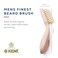 Kent Boar Bristle Beard Brush, Sawcut Comb &amp; Fine Tooth Comb - Grooming &amp; Trimming Kit for Men