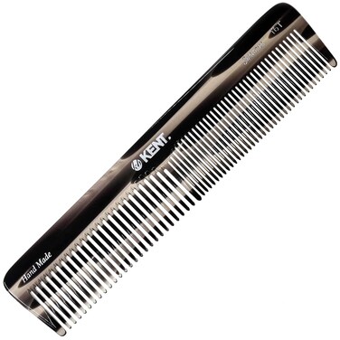 Kent 16TG Fine Tooth Comb and Wide Tooth Comb for Hair, Kent Beard Comb and Mustache Comb for Hair Styling, Travel Comb Grooming for Men and Women
