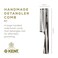 Kent 91TG Detangler Combs for Women Wide Tooth Hair Comb for Curly and Wavy Hair, Wide Tooth Combs and Wet Hair Comb, Large Handle Wide Tooth Shower Comb for Hair for Effective Detangling Kent Comb