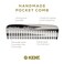 Kent Mini Beard &amp; Mustache Comb, Wide Tooth, Travel Size, Detangling