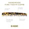 Kent F3TY Fine Tooth Comb for Hair Care, Parting Comb Combs for Men and Combs for Women, Dandruff Hair Comb, Kent Mens Combs for Hair Fine Teeth Comb Hair Comb